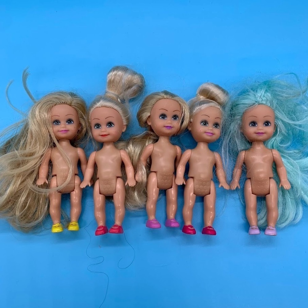 ZURU Funville Sparkle Girlz Mini Dolls Little Friends Lot of 5